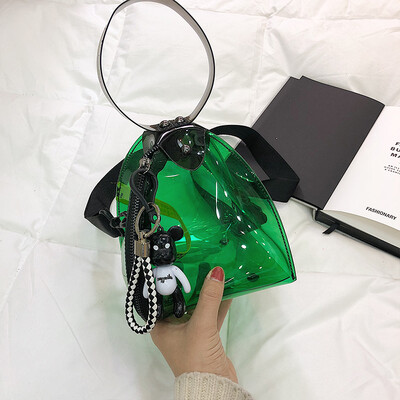 Summer new jelly bag female 2019 new wave Korean version of the wild single shoulder slung fashion portable transparent pouch
Summer new jelly bag female 2019 new wave Korean version of the wild single shoulder slung fashion portable transparent pouch