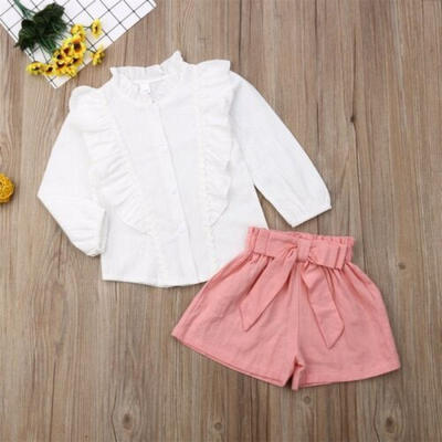 US Fashion Baby Girl Toddler Kids Shirt Pants Shorts Child Clothes Outfit 2Pcs
US Fashion Baby Girl Toddler Kids Shirt Pants Shorts Child Clothes Outfit 2Pcs