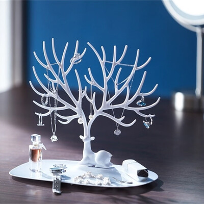 Gobestart Creative Jewelry Organizer Display Earring Necklace Holder Ring Display Stand