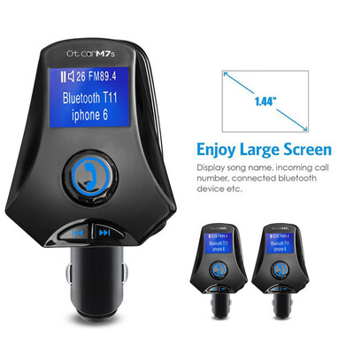 〖Follure〗Bluetooth Car Kit MP3 Player FM Transmitter Wireless Radio Adapter USB Charger
〖Follure〗Bluetooth Car Kit MP3 Player FM Transmitter Wireless Radio Adapter USB Charger