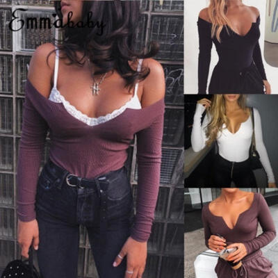 Fashion Womens Long Sleeve Deep V Neck Lace Bodycon Party Bodysuit Jumpsuit Leotard Tops
Fashion Womens Long Sleeve Deep V Neck Lace Bodycon Party Bodysuit Jumpsuit Leotard Tops