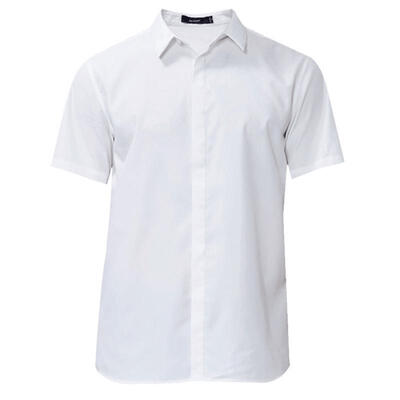 Waterproof Solid Color Short-sleeved Shirt Male Slim Business Occupation Formal Anti-Fouling White Shirt
Waterproof Solid Color Short-sleeved Shirt Male Slim Business Occupation Formal Anti-Fouling White Shirt