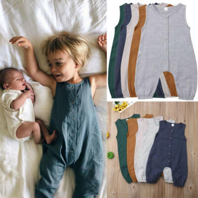 AU Newborn Toddler Baby Boy Girl Romper Bodysuit Sunsuit Outfit Clothes Playsuit