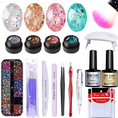 18Pcs Full Manicure Set with Lamp 5W Upside&Base Coat Shining Gel Nail Art Tools
18Pcs Full Manicure Set with Lamp 5W Upside&Base Coat Shining Gel Nail Art Tools
