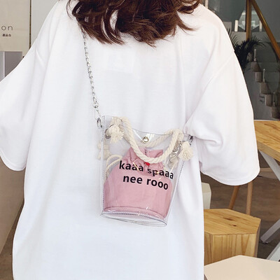 Summer fresh bucket bag Sen handbag handbags new 2019 wild ins chain jelly bag Messenger bag
Summer fresh bucket bag Sen handbag handbags new 2019 wild ins chain jelly bag Messenger bag