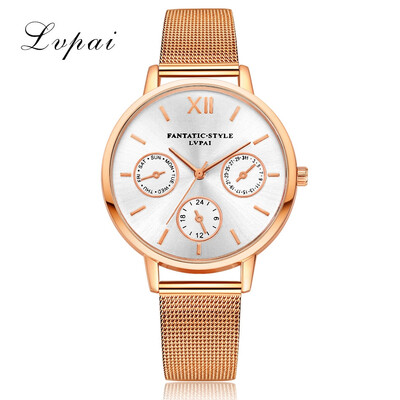 LVPAI Watches Women Stainless Steel Bracelet Analog Quartz Watch Dropshipping Luxury Brand Casual Wristwatches Montre femme 233
LVPAI Watches Women Stainless Steel Bracelet Analog Quartz Watch Dropshipping Luxury Brand Casual Wristwatches Montre femme 233