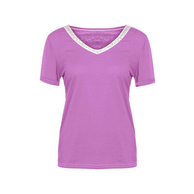 Nomeni Fashion Women Casual Sexy Sequins Short Sleeve V-Neck Tops Casual Blouse T-Shirt
Nomeni Fashion Women Casual Sexy Sequins Short Sleeve V-Neck Tops Casual Blouse T-Shirt