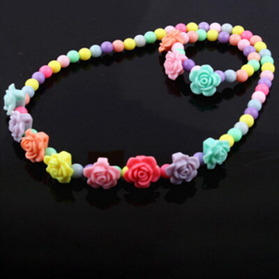 Beautiful Childrens Flower Necklace Bracelet Set of 2 Acrylic Colourful Beads Jewellery
Beautiful Childrens Flower Necklace Bracelet Set of 2 Acrylic Colourful Beads Jewellery