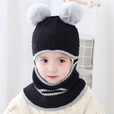 Pompom Winter Children Hats Knitted Baby Girls&Boys Hat with Warm Fleece Lining Hats for Kids
Pompom Winter Children Hats Knitted Baby Girls&Boys Hat with Warm Fleece Lining Hats for Kids