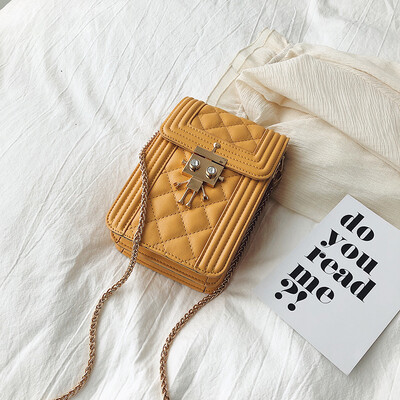 Summer small fragrance mobile phone bag handbags new 2019 Korean version of the wild single shoulder slung fashion chain small square bag
Summer small fragrance mobile phone bag handbags new 2019 Korean version of the wild single shoulder slung fashion chain small square bag