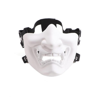 Devil Smile Half Face Mask Costume Cosplay Party Props Outdoor CS Cover
Devil Smile Half Face Mask Costume Cosplay Party Props Outdoor CS Cover