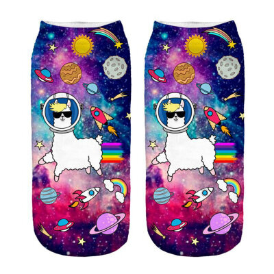 1Pair Women Low Cut Ankle Socks Funny Llama 3D Printing Socks Cotton Hosiery Printed Alpaca Socks
1Pair Women Low Cut Ankle Socks Funny Llama 3D Printing Socks Cotton Hosiery Printed Alpaca Socks