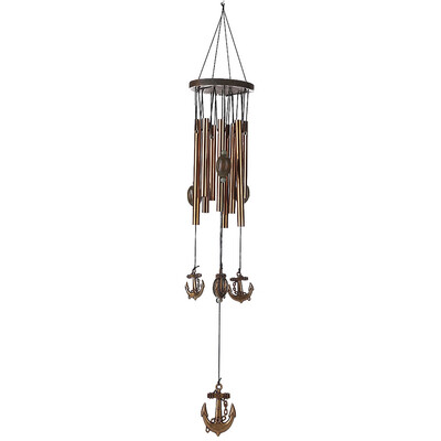 62cm Carillon Outdoor Living Yard Wind Chimes Garden 9 Tubes Bells