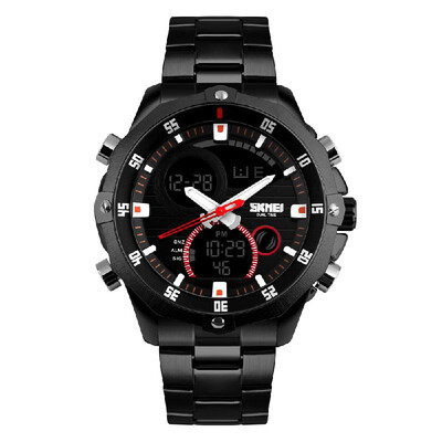SKMEI Practical Trendy Analog-Digital Dual Time Men Watch 3ATM Water Resistant Wrist Watch with Chronograph Date Alarm 2 Time Zone
SKMEI Practical Trendy Analog-Digital Dual Time Men Watch 3ATM Water Resistant Wrist Watch with Chronograph Date Alarm 2 Time Zone