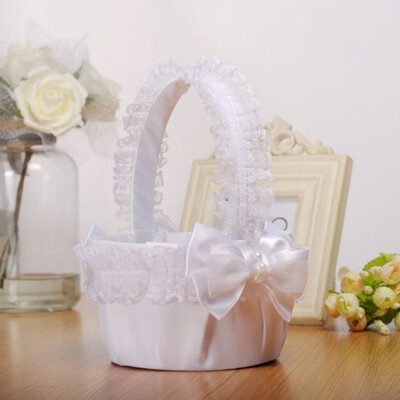Gobestart New Romantic Bowknot Silk Cloth Wedding Ceremony Party Rose Flower Girl Basket
Gobestart New Romantic Bowknot Silk Cloth Wedding Ceremony Party Rose Flower Girl Basket