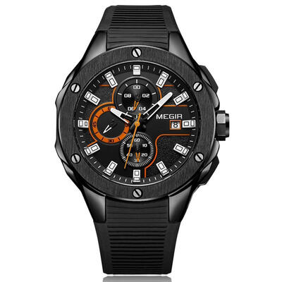 MEGIR 2053G Multi Function Mens Quartz Watch Professional Waterproof Sport Watch With Back Light
MEGIR 2053G Multi Function Mens Quartz Watch Professional Waterproof Sport Watch With Back Light