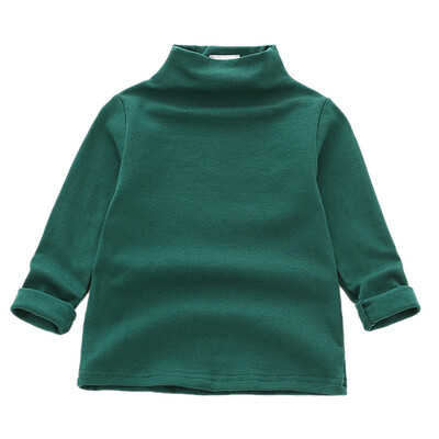 Warm Children Girls Fashion Casual All-match Solid Color Long Sleeves Turtleneck Cotton Bottoming Shirt
Warm Children Girls Fashion Casual All-match Solid Color Long Sleeves Turtleneck Cotton Bottoming Shirt