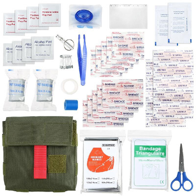 Quick Access First Aid Kit Tactical Molle Waist Pouch Outdoor Survival Tool Set Essential Aid Supplies Included
Quick Access First Aid Kit Tactical Molle Waist Pouch Outdoor Survival Tool Set Essential Aid Supplies Included
