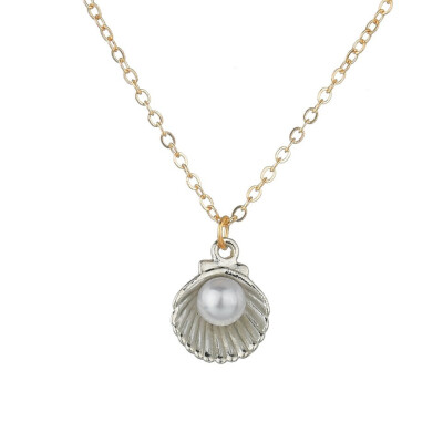 New Multicolor Shell Pearl Pendant Simple Exquisite Sweet Girl Fashion Jewelry Summer Gift Clothing Accessories Gold Necklace
New Multicolor Shell Pearl Pendant Simple Exquisite Sweet Girl Fashion Jewelry Summer Gift Clothing Accessories Gold Necklace