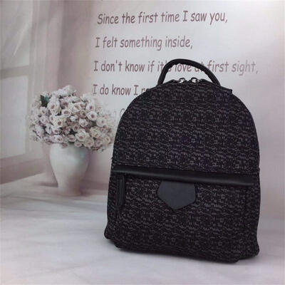 Simple Sports Style Backpack Fashion Zipper Shoulders Bag