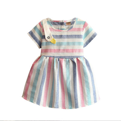 Summer Girls Stripe Dress cotton Baby Funny Animal Costumes dress Korean Cute Mini Dresses
Summer Girls Stripe Dress cotton Baby Funny Animal Costumes dress Korean Cute Mini Dresses