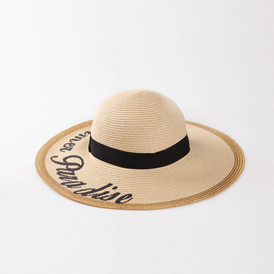 Sun protection cap lady summer hat east gate hot sale sun cap letter spell color beach big eaves straw hat wholesale
Sun protection cap lady summer hat east gate hot sale sun cap letter spell color beach big eaves straw hat wholesale
