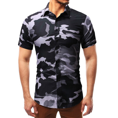 Tailored Fashion Mens Button Personality Camouflag Short Sleeve T-Shirt Blouse Tops
Tailored Fashion Mens Button Personality Camouflag Short Sleeve T-Shirt Blouse Tops