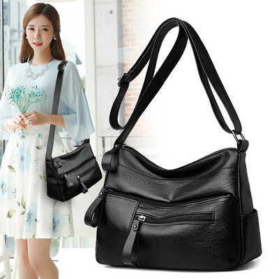Gobestart Fashion Ladies Soft Leather Large-Capacity Shoulder Bag Messenger Bag Mummy Bag
Gobestart Fashion Ladies Soft Leather Large-Capacity Shoulder Bag Messenger Bag Mummy Bag