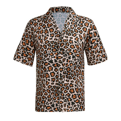 Mens Leopard Short Sleeve Shirt Summer Cool Loose Casual V-Neck Shirts Tops
Mens Leopard Short Sleeve Shirt Summer Cool Loose Casual V-Neck Shirts Tops