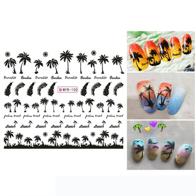 Gobestart Manicure Palm Ocean Wind Tropical Surf Beach Coconuts Tree Style Nail Sticker
Gobestart Manicure Palm Ocean Wind Tropical Surf Beach Coconuts Tree Style Nail Sticker