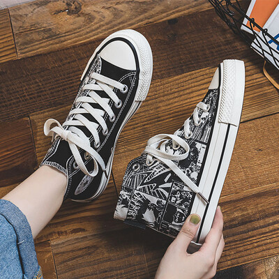 2019 new high-heeled canvas shoes female one piece joint shoes students Korean wave shoes autumn students doodle shoes
2019 new high-heeled canvas shoes female one piece joint shoes students Korean wave shoes autumn students doodle shoes