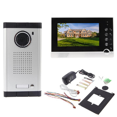 7" TFT LCD Color Video Door Phone Doorbell Intercom System with IR Night Vision for Villa Apartment
7" TFT LCD Color Video Door Phone Doorbell Intercom System with IR Night Vision for Villa Apartment