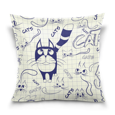 ALAZA Throw Pillow Cover 16 X 16 inch Christmas Gift Cushion Cover with Cartoon Cat Printed Pillowcase
ALAZA Throw Pillow Cover 16 X 16 inch Christmas Gift Cushion Cover with Cartoon Cat Printed Pillowcase