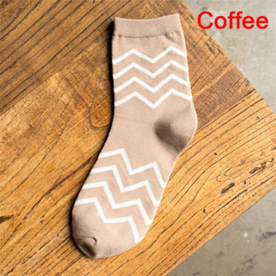 Women Girls Cartoon Egg Cloud Dog Paw Print Elastic Autumn Winter Soft Socks