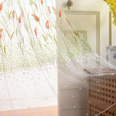 Fashion Curtain Cheap Ready Made Finished Organza Child Window Floral Cortina Curtain for Living Room Home Decor
Fashion Curtain Cheap Ready Made Finished Organza Child Window Floral Cortina Curtain for Living Room Home Decor