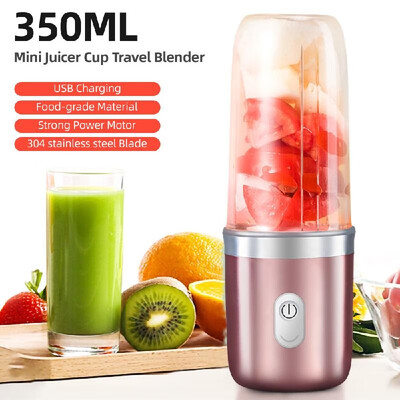Mini Juicer Cup 350ml Fruit Juice Mixer Travel Blender with Stainless Steel 4-Blades USB Rechargeable
Mini Juicer Cup 350ml Fruit Juice Mixer Travel Blender with Stainless Steel 4-Blades USB Rechargeable