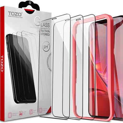 TOZO for iPhone XRXSXS MAX Screen Protector 3-Pack Premium Tempered Glass 026mm 9H Hardness 25D Film
TOZO for iPhone XRXSXS MAX Screen Protector 3-Pack Premium Tempered Glass 026mm 9H Hardness 25D Film