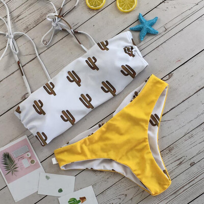 Saidsome Women Cactus Print Bikini Set Swimming Two Piece Swimsuits Swimwear Beach Suit
Saidsome Women Cactus Print Bikini Set Swimming Two Piece Swimsuits Swimwear Beach Suit