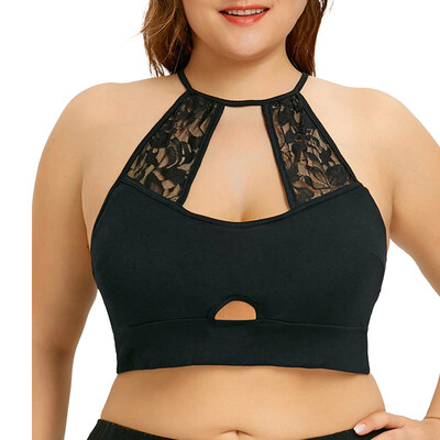Roseonmyhand Fashion Women Plus Size Cut Out Camisole Solid Halter Lace Short Tops Tee
Roseonmyhand Fashion Women Plus Size Cut Out Camisole Solid Halter Lace Short Tops Tee