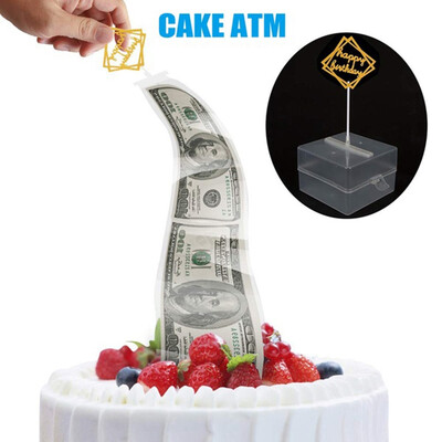 New Funny Toy Cake Atm Money Box Pulling Money Storage Box Cake Decorations Surprise Gift For Birthday Party Not Include Money
New Funny Toy Cake Atm Money Box Pulling Money Storage Box Cake Decorations Surprise Gift For Birthday Party Not Include Money