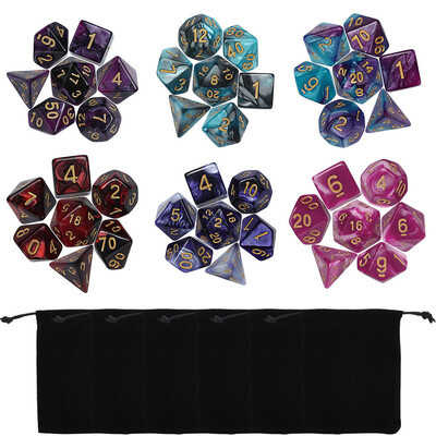 Siaonvr 42PCS TRPG Game Dungeons & Dragons Polyhedral D4-D20 Multi Sided Acrylic Dice
Siaonvr 42PCS TRPG Game Dungeons & Dragons Polyhedral D4-D20 Multi Sided Acrylic Dice