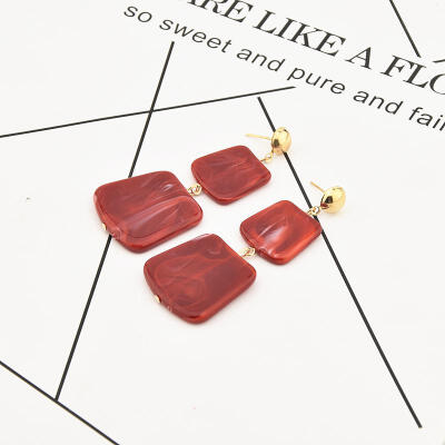 2019 New Hot Fashion Geometric Square Earrings Brincos Oorbellen Acrylic Connection Pendants Drop Earrings For Women Jewelry
2019 New Hot Fashion Geometric Square Earrings Brincos Oorbellen Acrylic Connection Pendants Drop Earrings For Women Jewelry