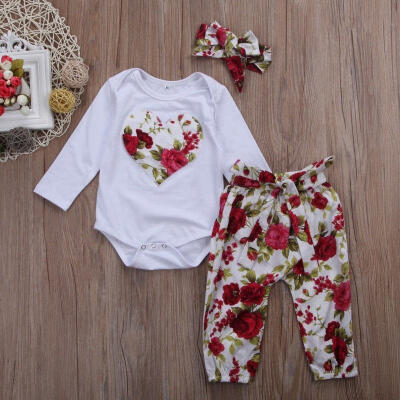 Toddler Clothing Set Fashion Newborn Baby Girl Floral Clothes Long Sleeve Cotton Romper Jumpsuit Bodysuit Long Pants Outfits
Toddler Clothing Set Fashion Newborn Baby Girl Floral Clothes Long Sleeve Cotton Romper Jumpsuit Bodysuit Long Pants Outfits