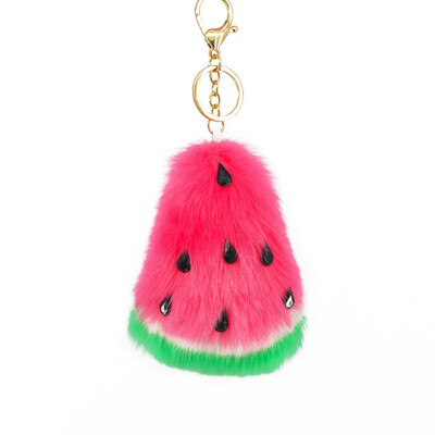Fruit Watermelon keyring Furry Key Link Accessories Artificial Fur Ball Accessories For Women Bags Key Chain For Car Key
Fruit Watermelon keyring Furry Key Link Accessories Artificial Fur Ball Accessories For Women Bags Key Chain For Car Key