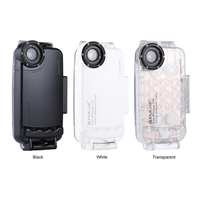 PULUZ for iPhone X & 40m130ft Waterproof Diving Housing Case for Surfing Swimming Photo Video Taking Underwater Cover White
PULUZ for iPhone X & 40m130ft Waterproof Diving Housing Case for Surfing Swimming Photo Video Taking Underwater Cover White