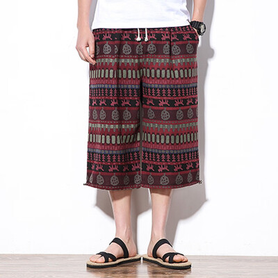 Gobestart Mens New Style Fashion Vintage Printed Wide-Legged Pants Large Baggy Pants
Gobestart Mens New Style Fashion Vintage Printed Wide-Legged Pants Large Baggy Pants