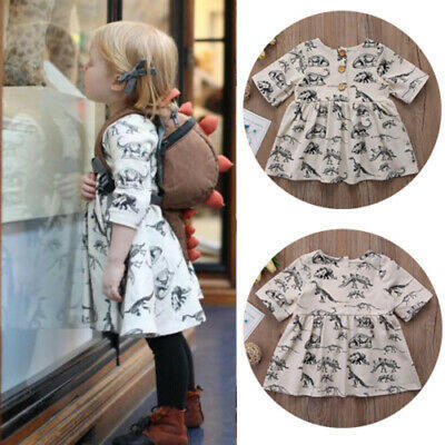 Toddler Infant Baby Girls Cute Animal Half Sleeve Dinosaur Dress Outfits Clothes
Toddler Infant Baby Girls Cute Animal Half Sleeve Dinosaur Dress Outfits Clothes