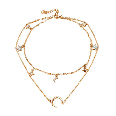 Women Fashion Wild Joker Moon And Star Design Necklace For Women Trendy Jewelry Femal Necklace Korean Style Necklace Gold Color
Women Fashion Wild Joker Moon And Star Design Necklace For Women Trendy Jewelry Femal Necklace Korean Style Necklace Gold Color