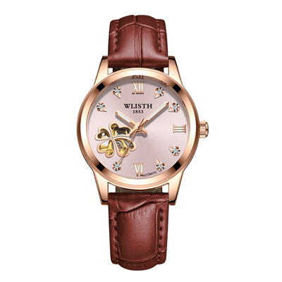 Trend lady mechanical watch luminous waterproof leather strap female student watch
Trend lady mechanical watch luminous waterproof leather strap female student watch