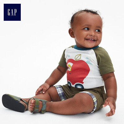 GAP flagship store baby cotton plaid elastic waist curling shorts 320099 army green 73cm 6-12 months
GAP flagship store baby cotton plaid elastic waist curling shorts 320099 army green 73cm 6-12 months